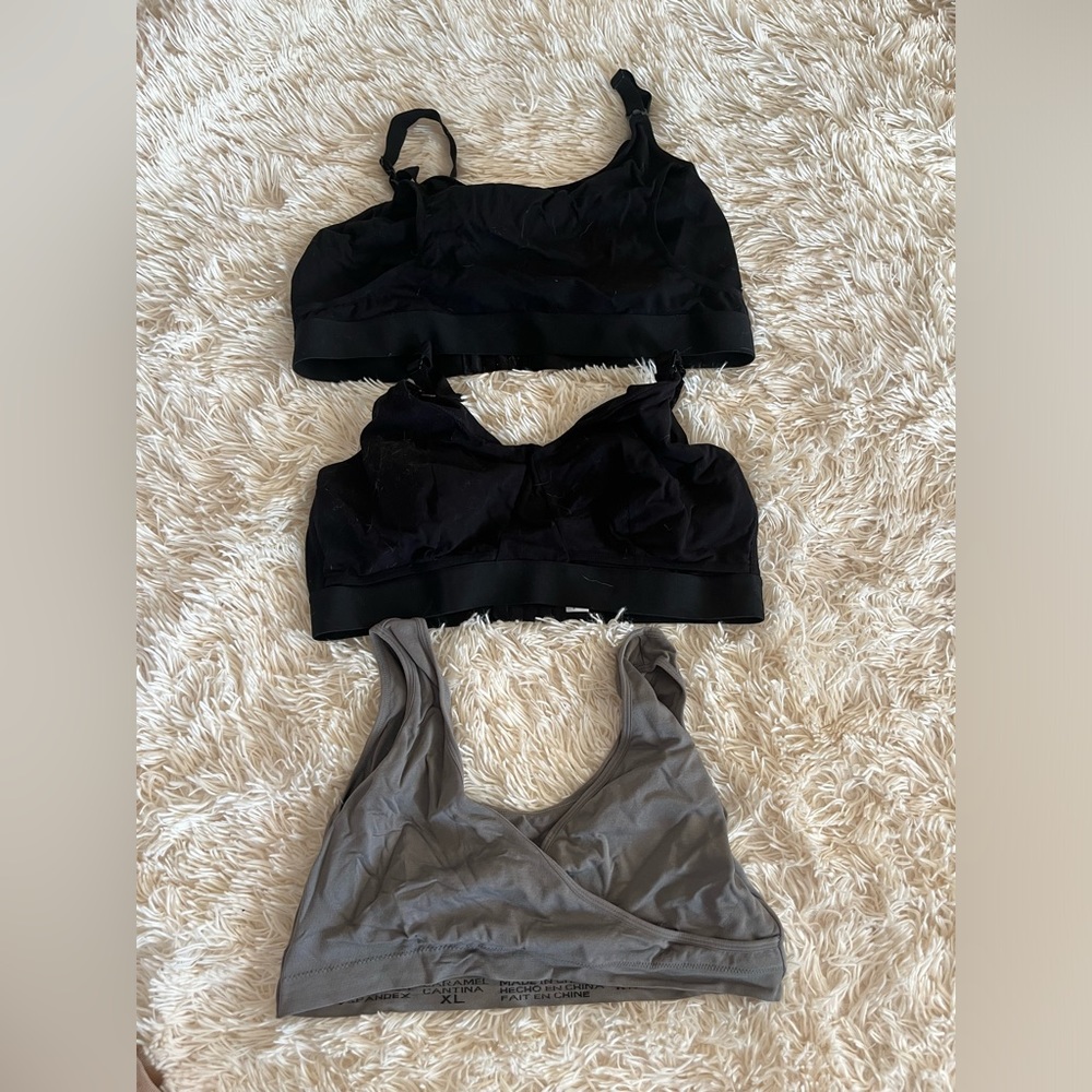 3 nursing bras xxl